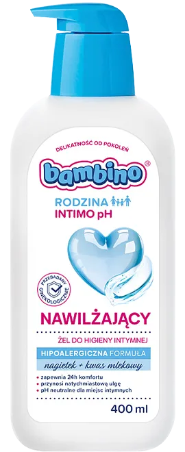 Nawilżający żel do higieny intymnej